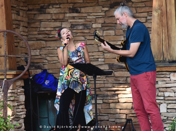 Barbara-David Björkman playing at the Niwot 2021 Jazz Festival - Photo Credit David Björkman