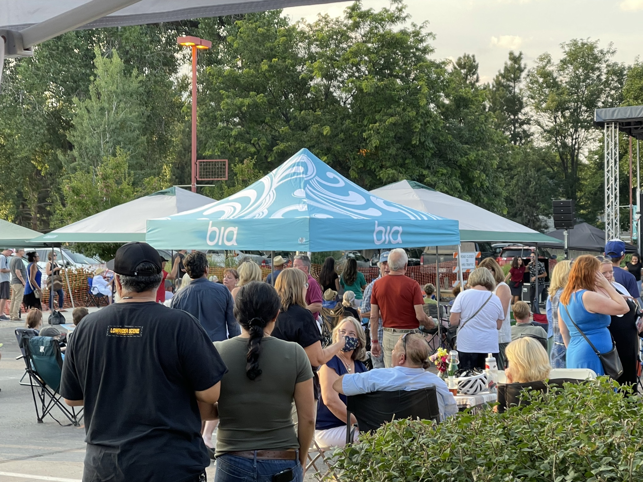 2021 Jazz Festival Photo Concert Attendees During the Day